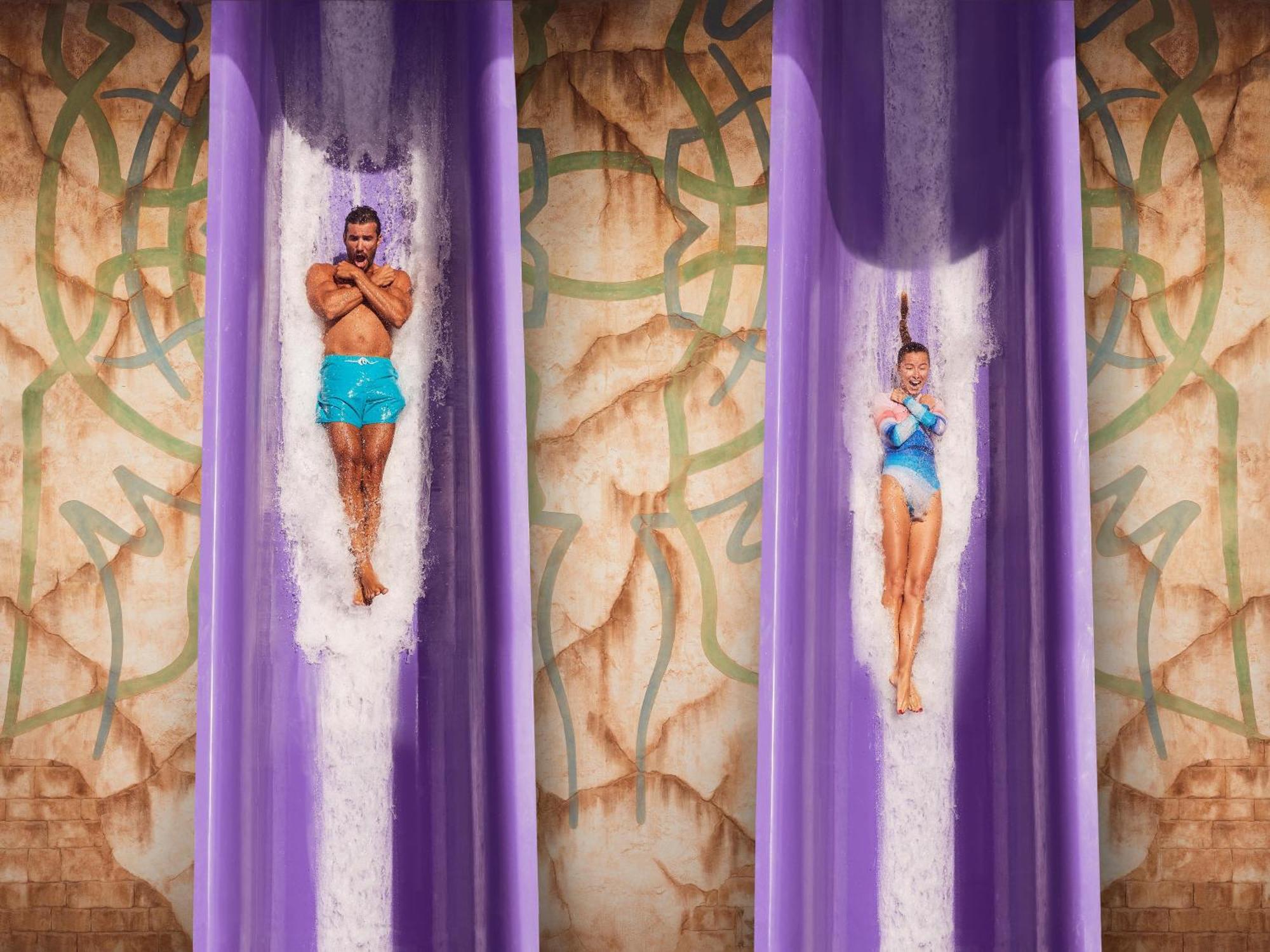 Hotel Atlantis The Royal Dubái Exterior foto The "Purple Rain" slide